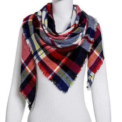 Women’s Triangle Scarf Shawl – Autumn Winter