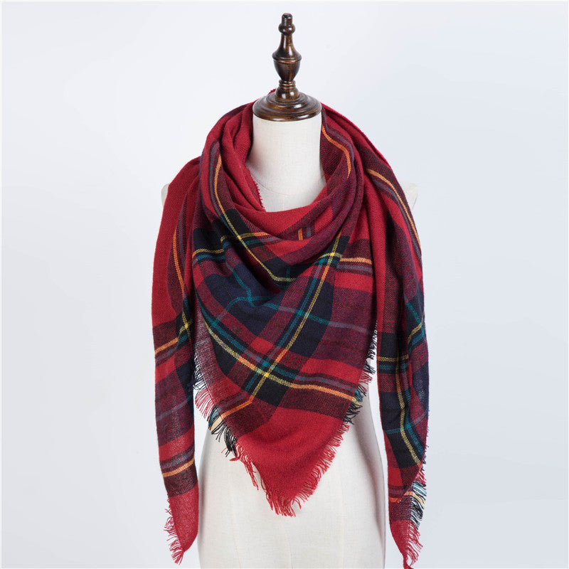 Women’s Triangle Scarf Shawl – Autumn Winter