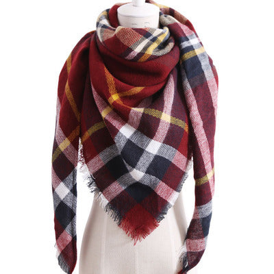 Women’s Triangle Scarf Shawl – Autumn Winter