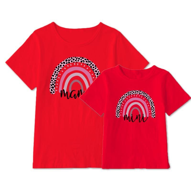 Rainbow Love Tee – Mama & Mini null