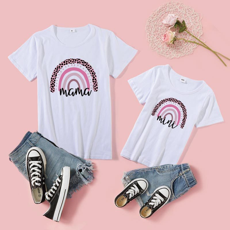 Rainbow Love Tee – Mama & Mini null