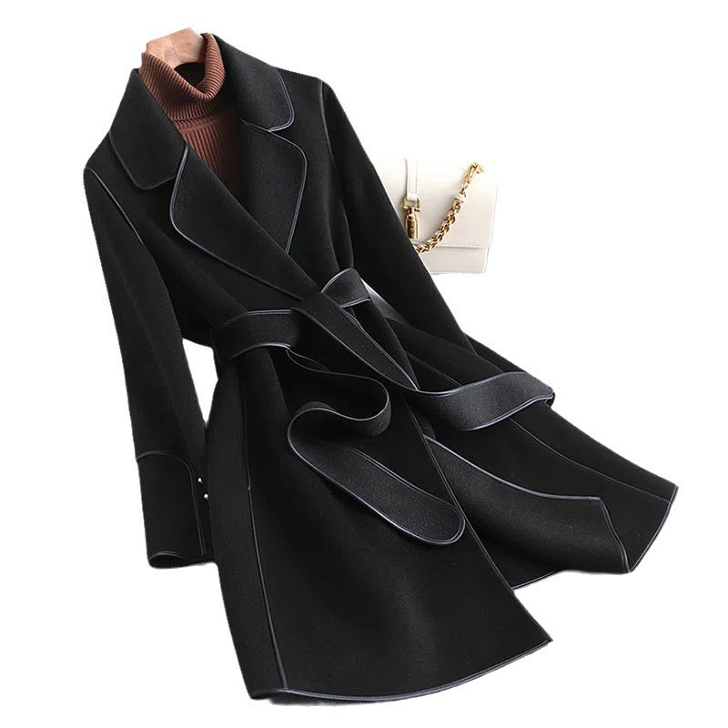 Korean Wool Overcoat Women