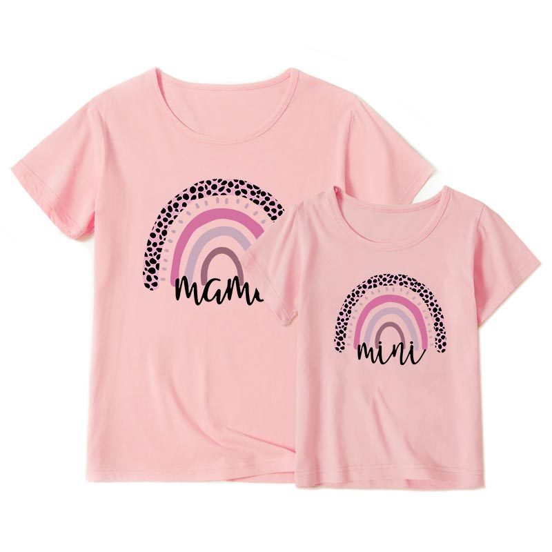 Rainbow Love Tee – Mama & Mini null