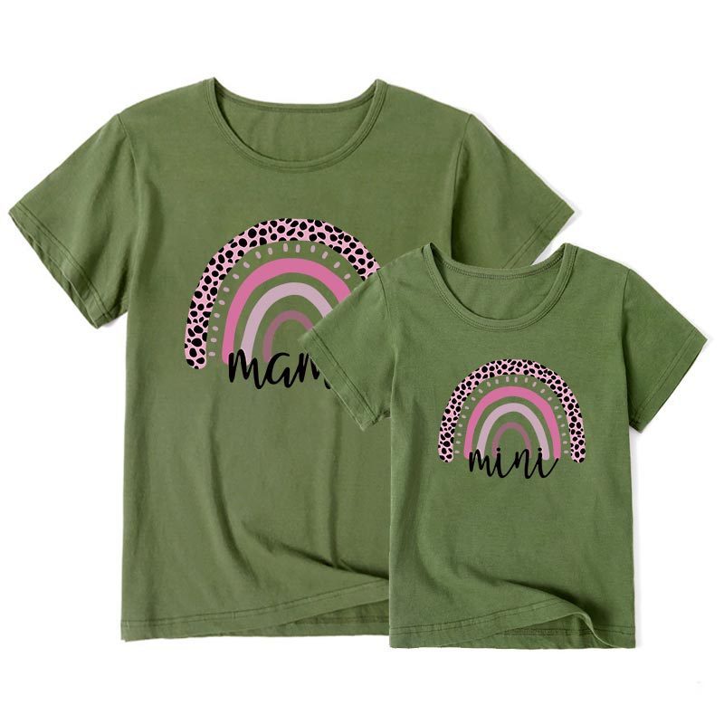 Rainbow Love Tee – Mama & Mini null