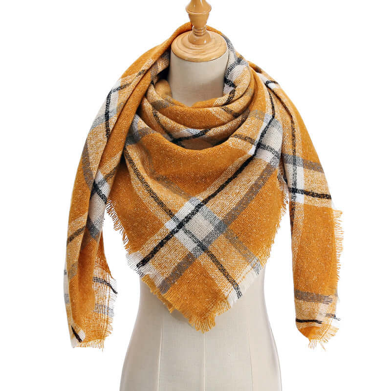 Women’s Triangle Scarf Shawl – Autumn Winter