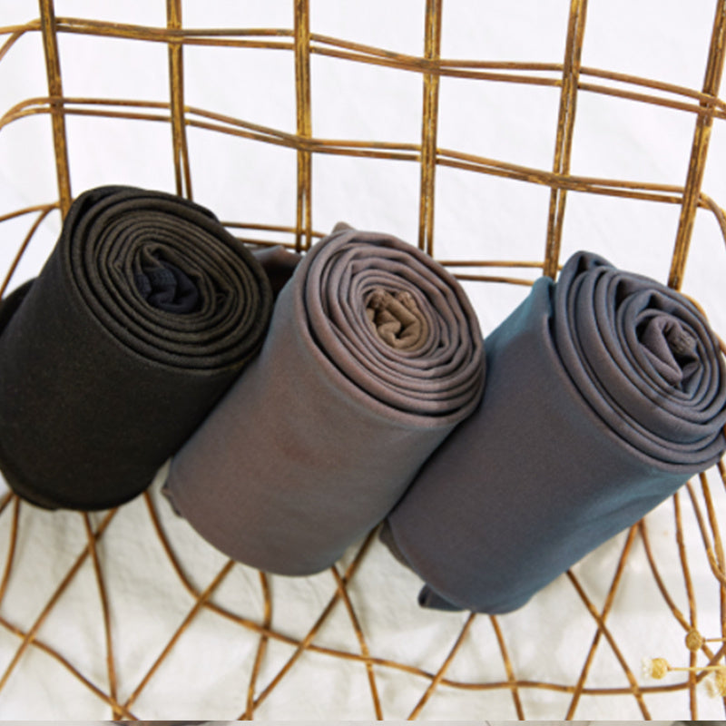 Plus Size Fake Translucent Fleece Lined Winter Tights