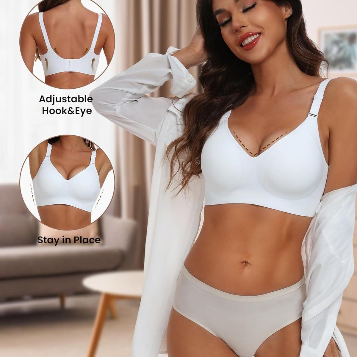 FeatherFlex Bra – Thin, Wireless & Adjustable null