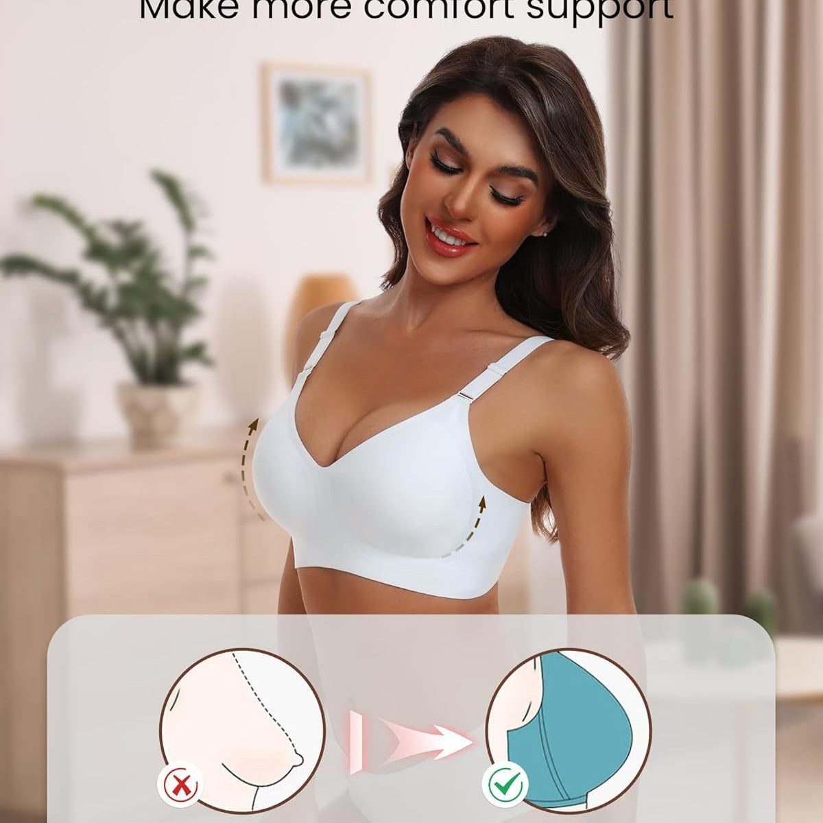 FeatherFlex Bra – Thin, Wireless & Adjustable null
