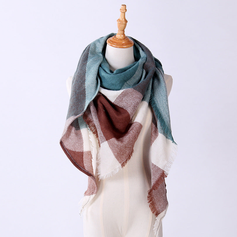 Women’s Triangle Scarf Shawl – Autumn Winter