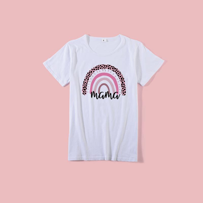 Rainbow Love Tee – Mama & Mini null