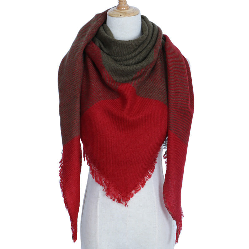 Women’s Triangle Scarf Shawl – Autumn Winter