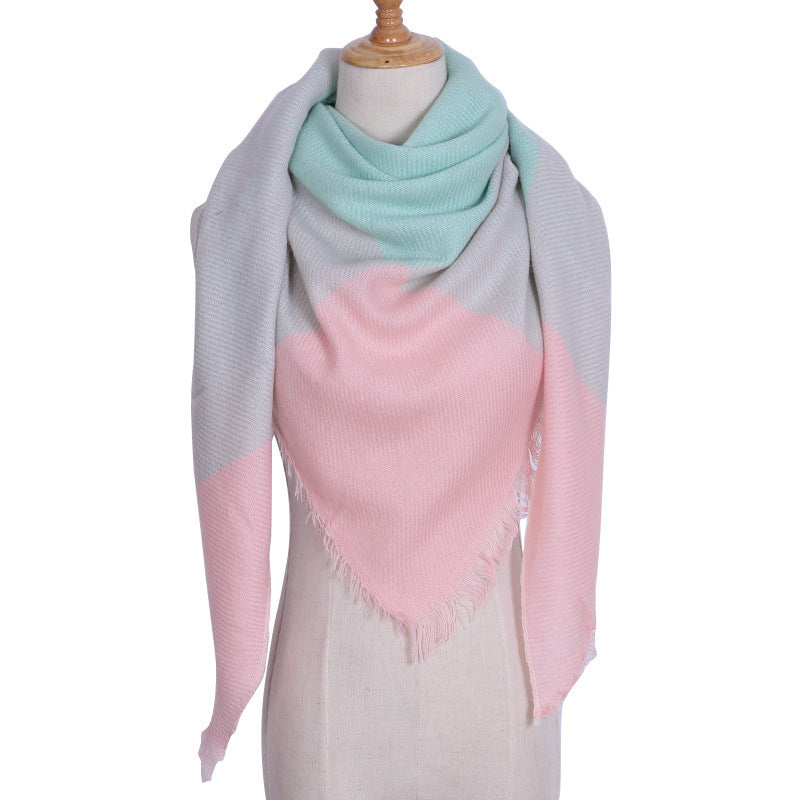 Women’s Triangle Scarf Shawl – Autumn Winter