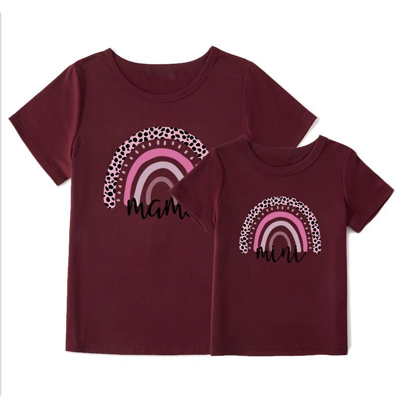 Rainbow Love Tee – Mama & Mini null